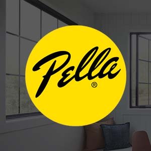 Pella windows image and logo